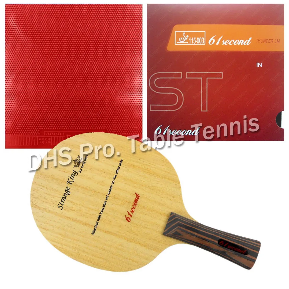 

61second Strange King with LM ST and Dawei 388D-1 with a free Cover shakehand Long Handle FL