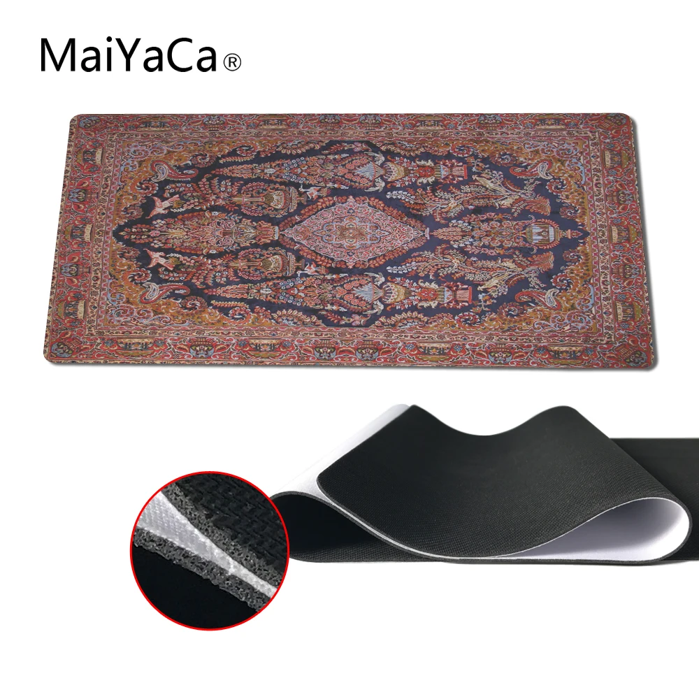  MaiYaCa Mouse Pad Large Gaming Mouse Pad Locking Edge Mouse Mat Speed Version for Dota CS GO Mousep