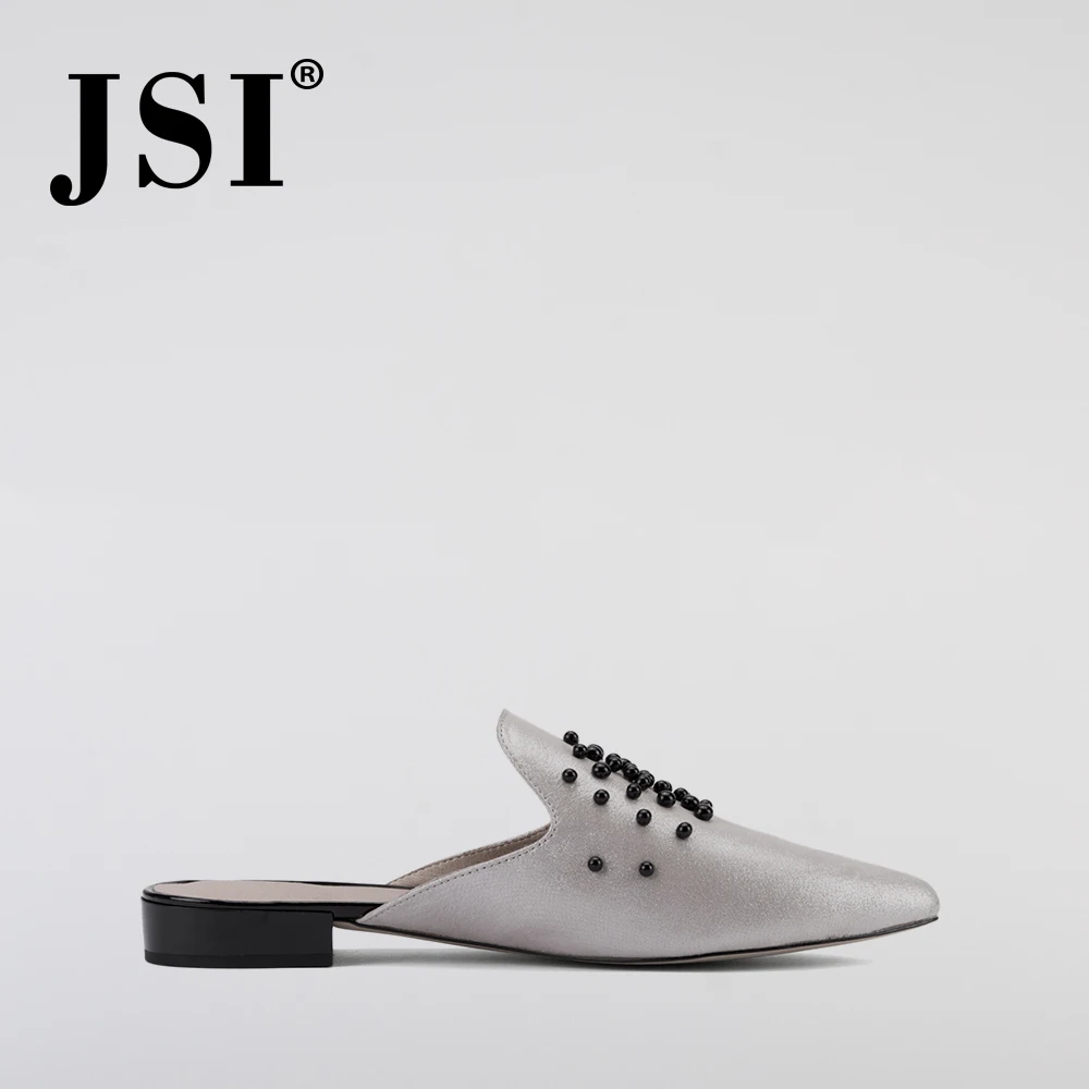 JSI/Новое поступление 2020 года Женская однотонная повседневная обувь из овечьей