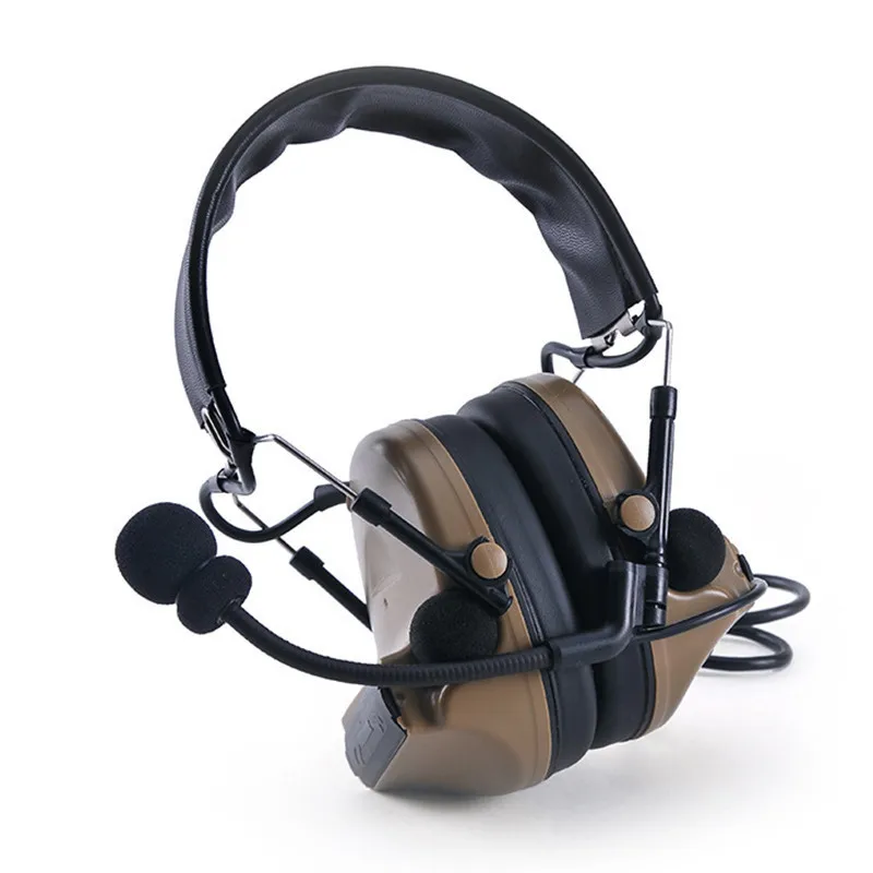 

COMTAC II Silicone TAC-SKY earmuff version Noise reduction pickup headset -FG Outdoor Anti-noise Impact Sound