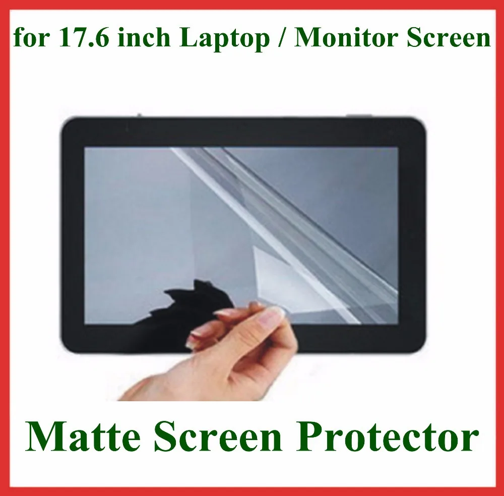 100pcs Anti glare Matte Screen Protector Protective Film 17.6 inch for Laptop Notebook Monitor
