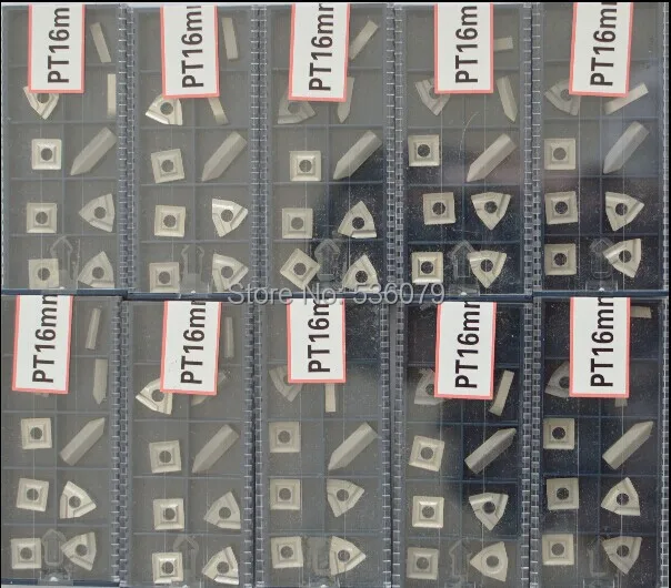 

Inserts 9pcs/set for 16mm indexable carbide cutter set, turning tool set, none tincoated