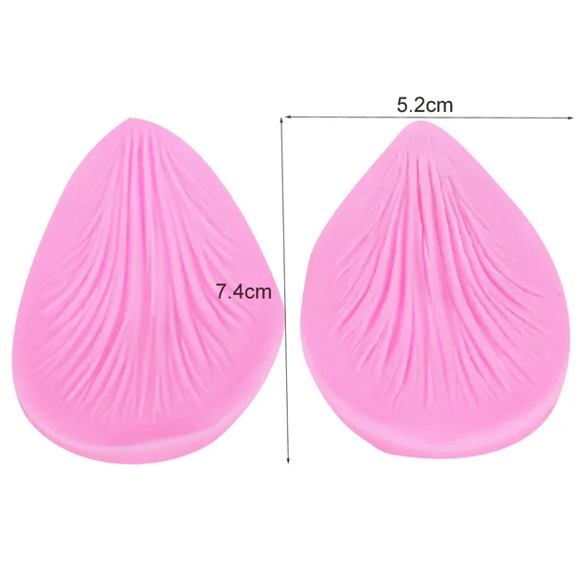 Anemone Virágszirom- És Levél- Vágó Szilikon Penész Fondant Torta Díszítő Szerszámok Csokoládé Gumpaste, Cukorrépa Cs217 - Image 2