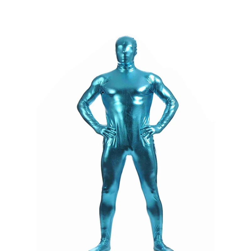 Cosplay&ware Ainclu Fullbody Blue Glue Metallic Zentai For Hallween Shiny Spandex Long Sleeve Male Bodysuit Sexy -Zentai shop online HTB1Ko4WffjM8KJjSZFNq6zQjFXaW.jpg