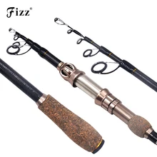 Top Grade Telescopic Spinning font b Fishing b font Rod High Carbon Fiber Pole Stainless Steel