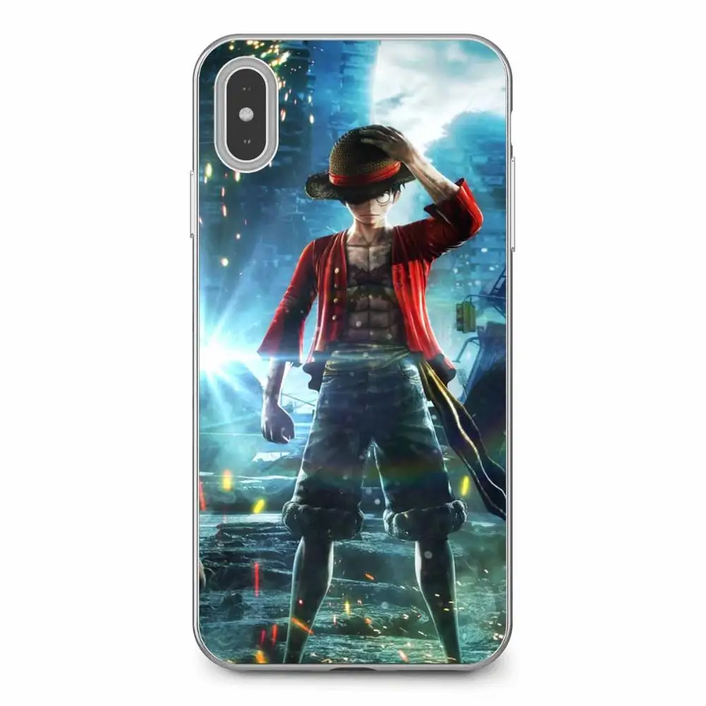 Чехол из мягкого силикона и ТПУ с японским аниме Луффи Зоро для iPhone 11 Pro Max SE 6 6SPlus 7