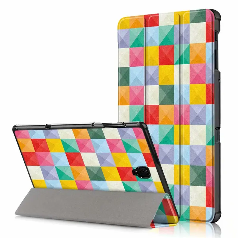 Ultra Slim PU Leather Case For Samsung galaxy Tab A 10.5 SM-T590 T595 T597 Tablet cover for Samsung galaxy Tab A 10.5 case - Цвет: Magic cube