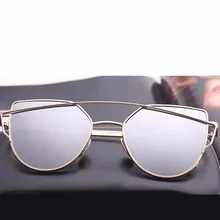 Отражающие линзы, женские солнцезащитные очки с металлической оправой, для прогулок, альпинизма, очки для звездного стиля, высокое качество, хорошо продается