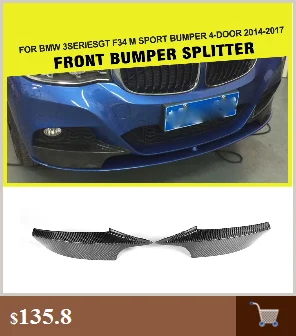 Для BMW 3 серии F34 GT M Спорт передний бампер губы разветвители щитки защита- углеродное волокно/FRP