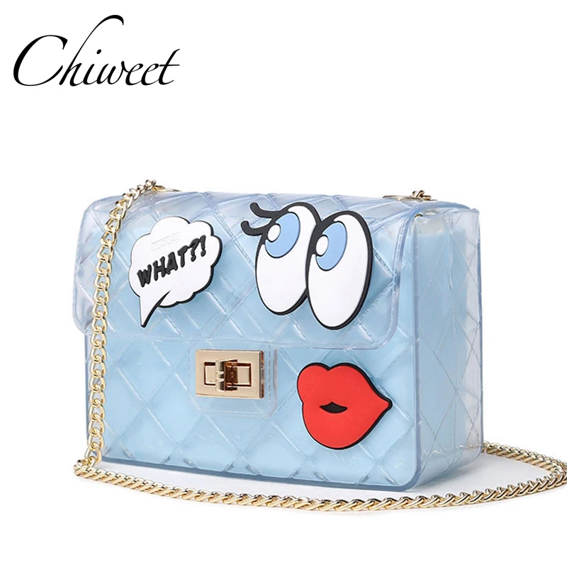 Us 23 97 27 Off Fashion Women Jelly Bag Brands Designer Handbags Transpa Messenger Beach Bags Crossbody Shoulder S Cute In