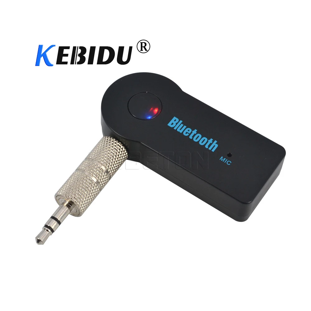 

kebidu 3.5MM Jack Bluetooth AUX Audio Music Receiver Car Kit Wireless Speaker Headphone Adapter Hands-Free For Xiaomi iPhone