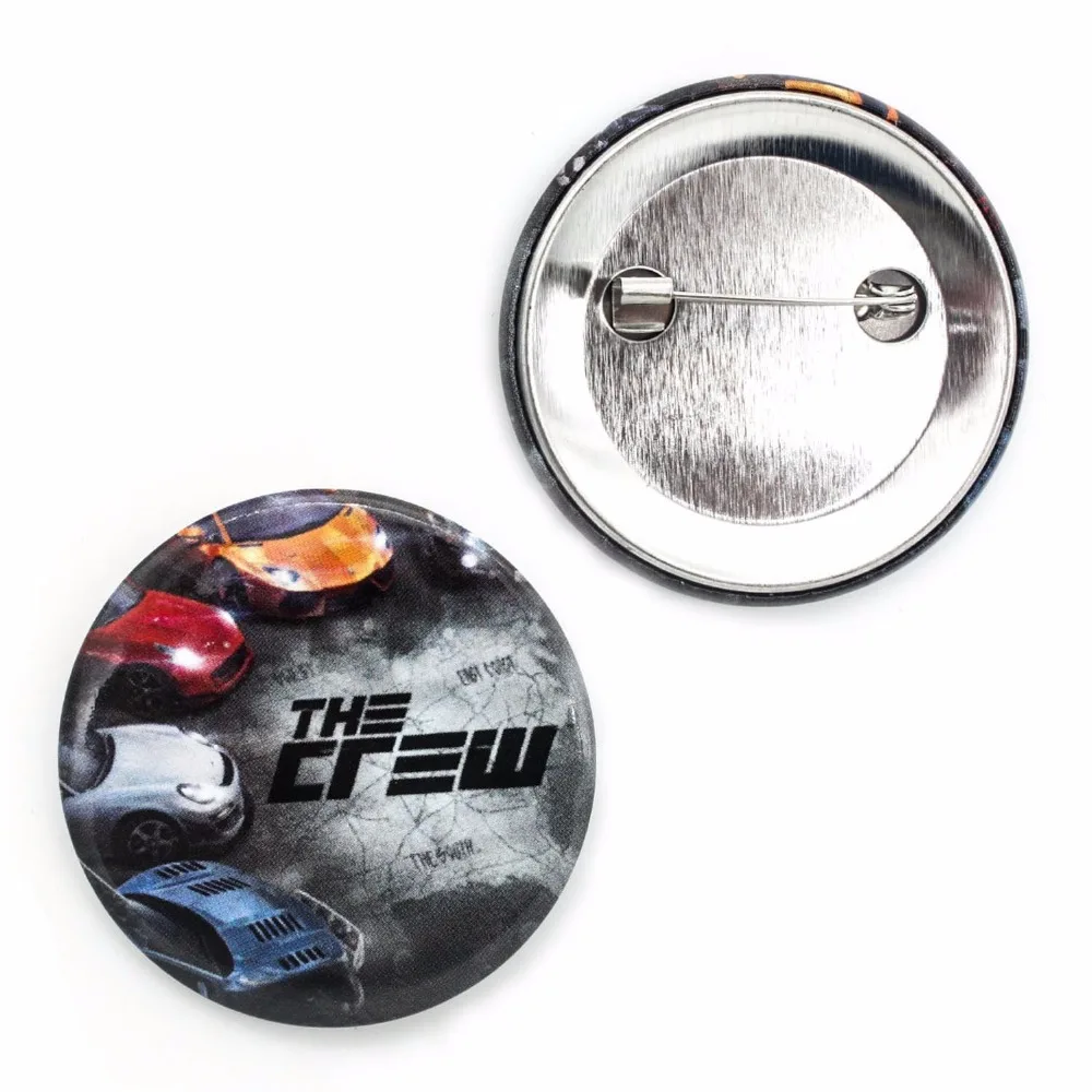 

Customized High Quality Printed Tin Badge cheap custom metal pin with LOGO