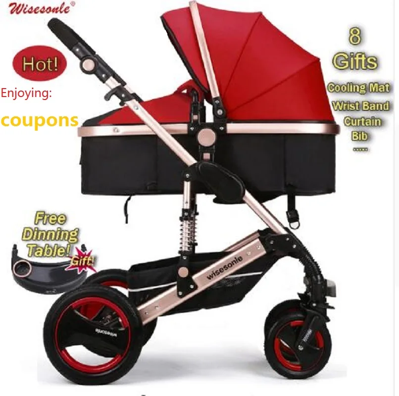 Hugedicksss Kaufen Gunstig Wiselone Luxus Baby Kinderwagen 2 In 1