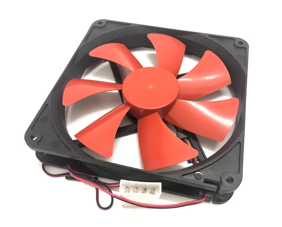 Хорошая F14025 140 мм PC чехол Вентилятор Cooler 4-контактный разъем Вентилятор охлаждения 12V настольные Вытяжной вентилятор для охлаждения компьютера Системы