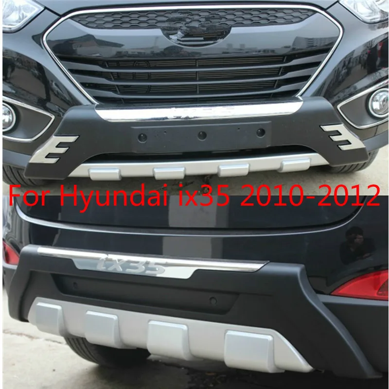 Высокое качество пластик ABS Хром Передний + задний бампер Накладка для Hyundai ix35 2010