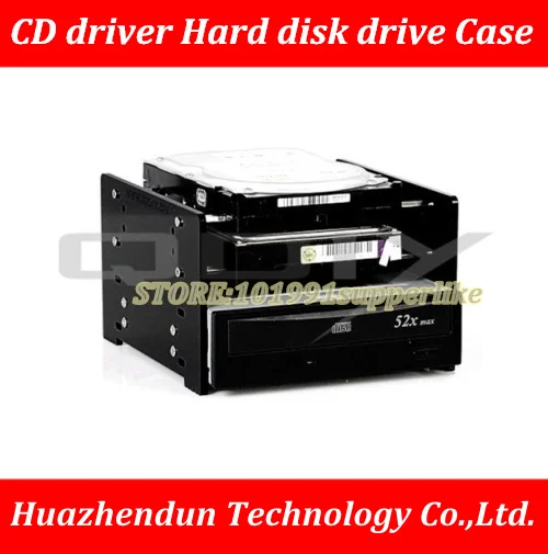 

DEBROGLIE transparent/black Acrylic HDD hard disk drives Cage and CD-ROM Cage