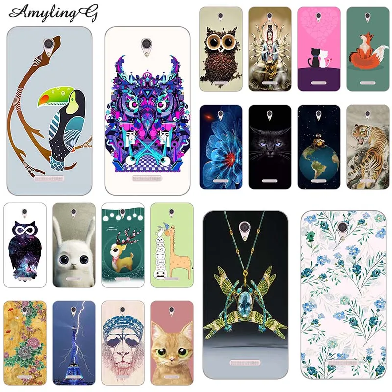 

For Lenovo A5000 Case Cover Silicone Soft TPU 3D Cartoon Painted Back Cover Case For Lenovo A5000 A 5000 Phone Case Coque Shell