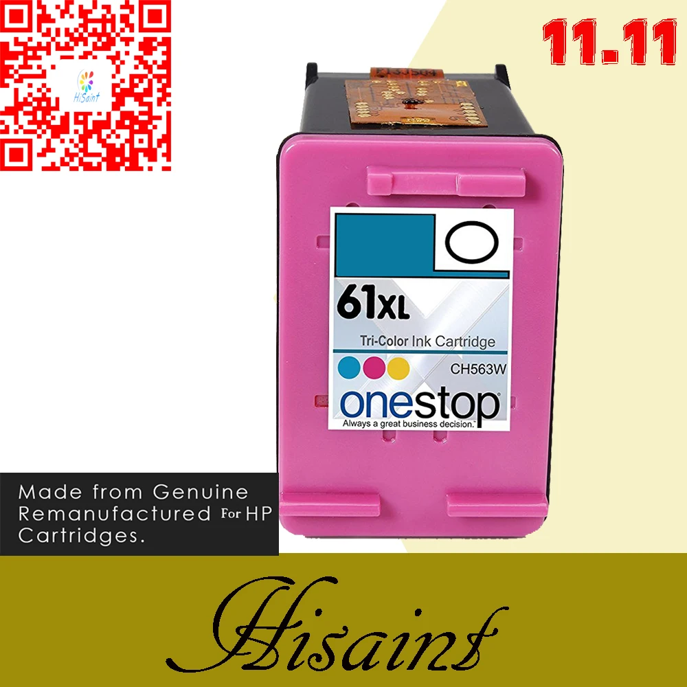 Hisaint список Горячие 2 Pk чернильные картриджи для HP 61 XL Envy 4500 4504 5530 Officejet 2620 4630 1055
