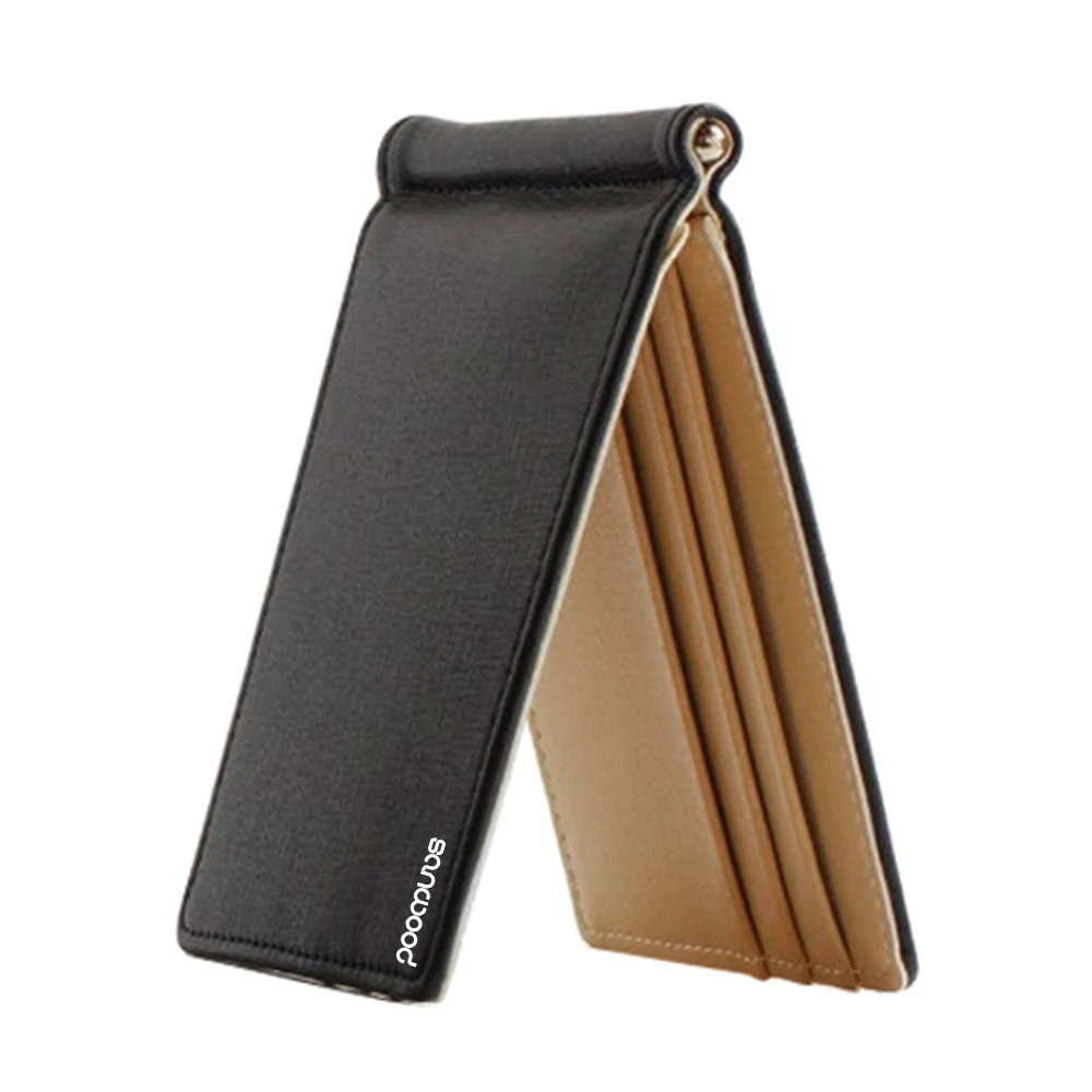 SANWOOD Trendy Ultra Thin Magic Leather Women Men Wallet With Card