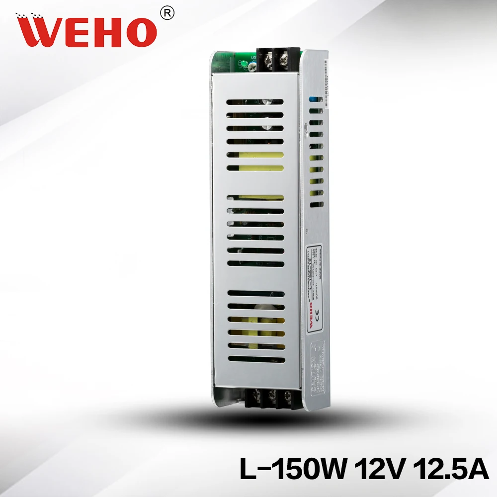 

(L-150-12) ultra thin switchong power supply 150w 12v 12.5a for led lights