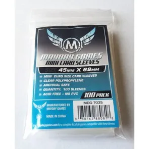 

5 Packs/lot Mayday Card Sleeve for 45*68mm Card Game Protector 100 Sleeves/Pack Board Game Sleeve 7035