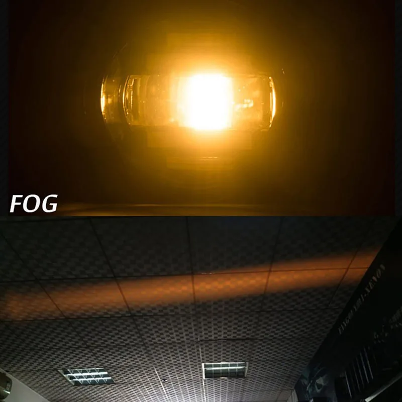 front led replacement fog lamp lights with daytime running light DRL white fog yellow fog amber fog lends 90mm 3.5inch fog Assemblies Assembly for ford honda subaru suzuki mitsubishi renault suzuki foglamp (8)