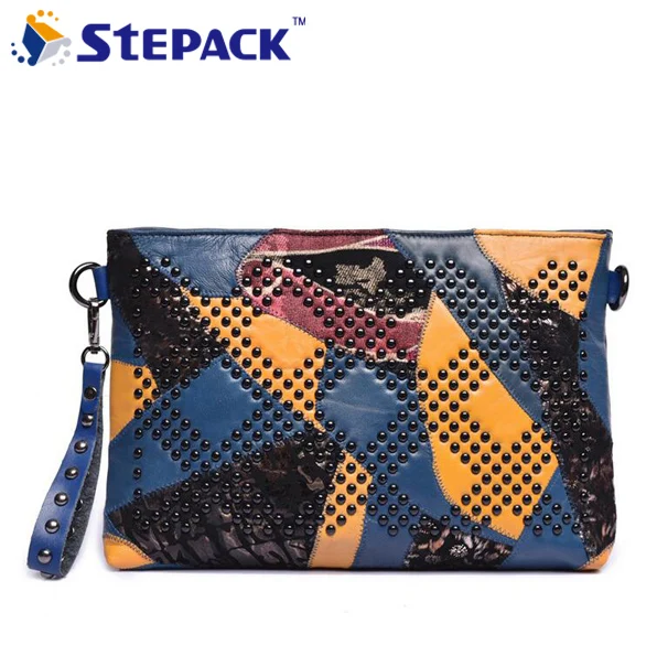 

2 Pcs Bag Set New Arrival Elegant Genuine Leather Women Messenger Bag Luxury Designer Women's Clutch Composite Handbags