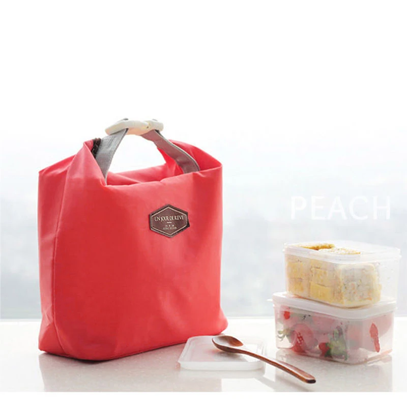 

Unisex Portable Thermal Insulated Lunch Bag Lady Cooler Lunch Box Storage Bag Carry Picnic Food Tote Insulation Lunch Bag