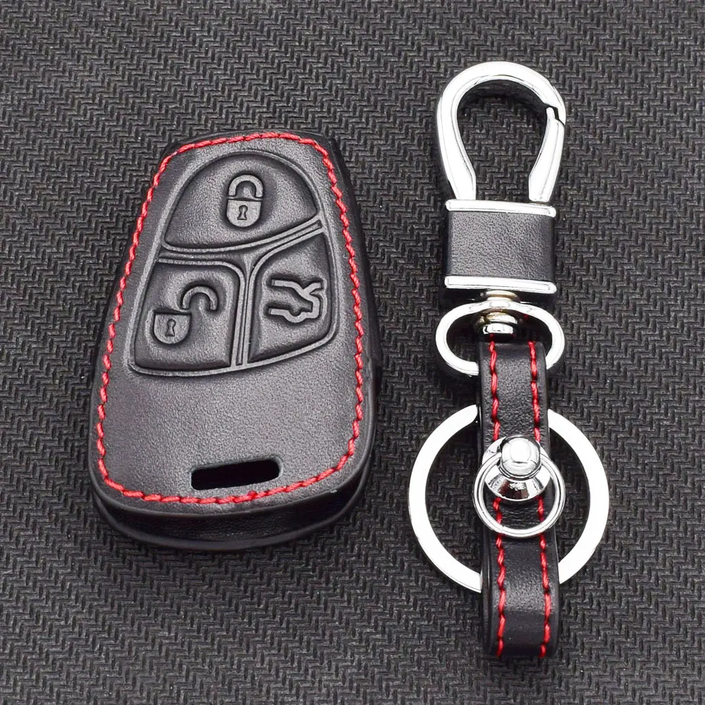 3 Mercedes Benz B C E ML S CLK CL Classe leather car key case cover