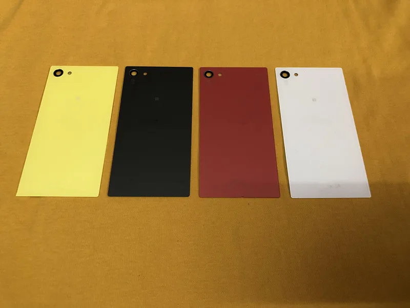 

Back Rear Glass Cover Housing For Sony Xperia Z5 Compact Z5compact Mini E5823 E5803 Battery Door Lid Shell Case + LOGO +Adhesive