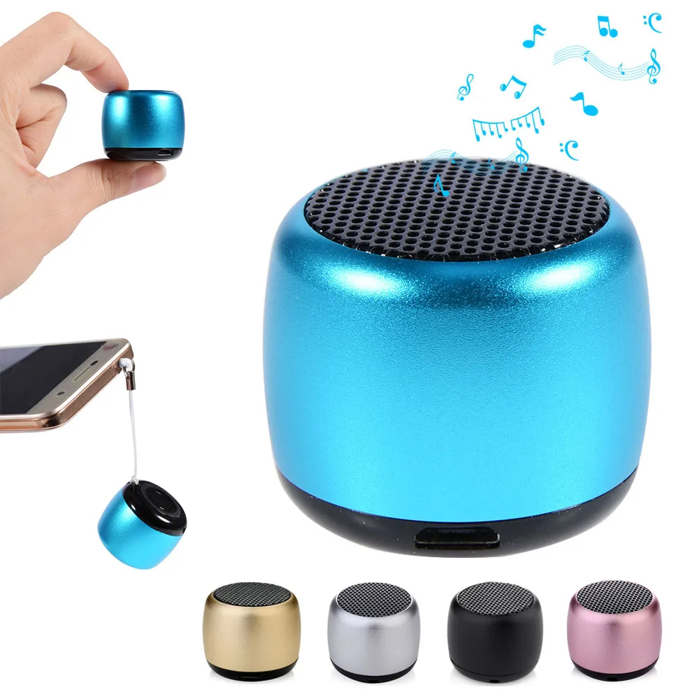 

Mini Portable Stereo Wireless Bluetooth Speaker With Mic Music Loudspeaker with Remote Shutter Support Calls for Phones