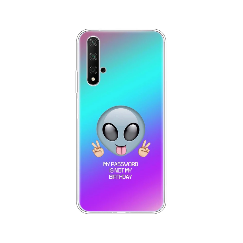 Чехол для Honor 20, силиконовый чехол на заднюю панель, чехол для телефона huawei Honor 20 Pro Lite Honor20, YAL-L21, YAL-L41, мультяшная защита - Цвет: 80213