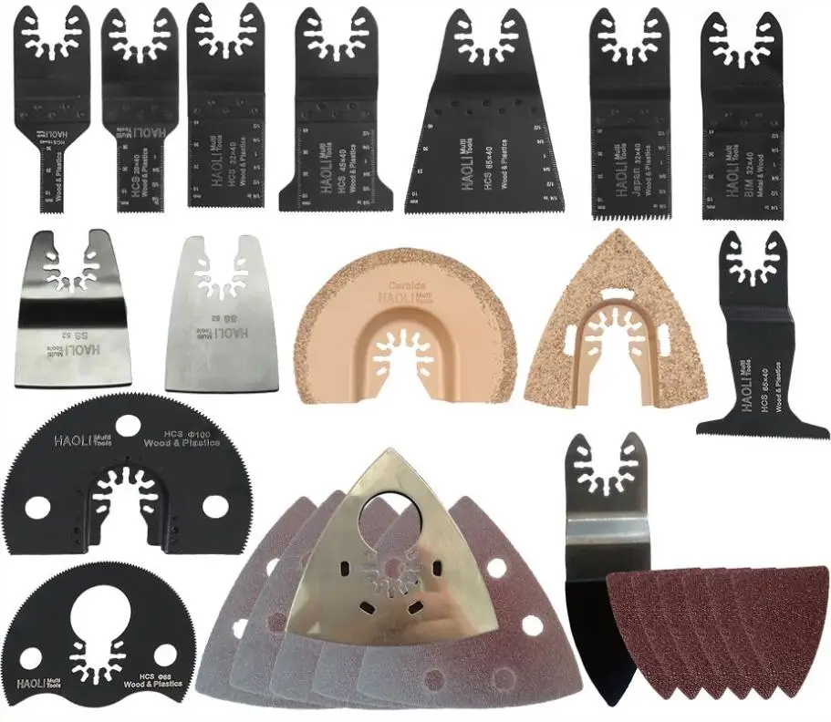

Quick Release 66 pcs Oscillating Tool Saw Blades Accessories fit for Multimaster power tools as Fein, TCH,Black&Decker etc