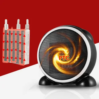 

Small Desktop Heater Mini Portable Personal Space Electric Heaters For Warm Winter High Efficiency Heating Device 500W EU Plug