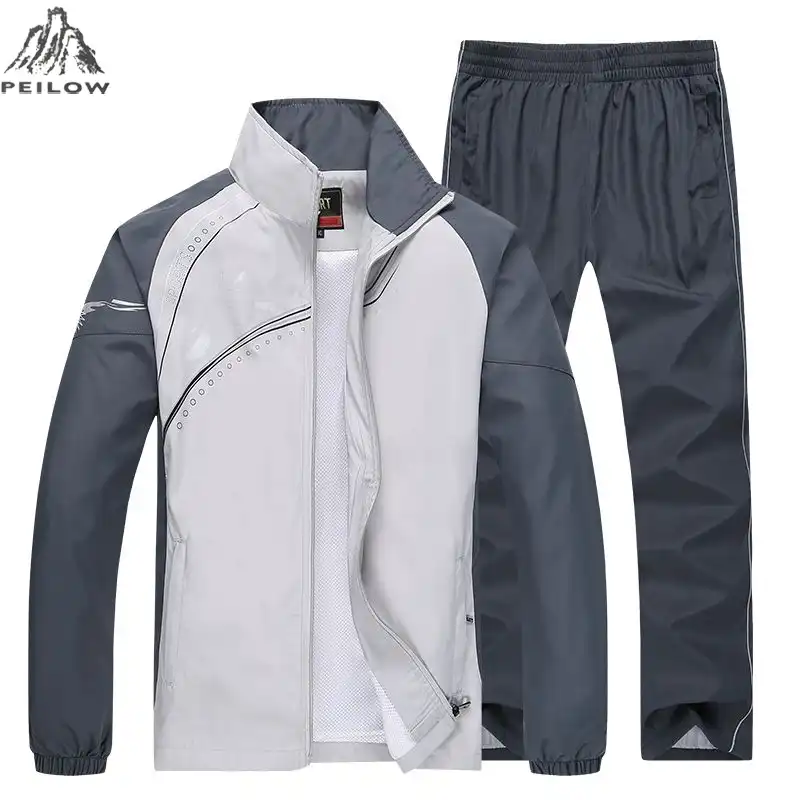 mens two piece sweatsuit