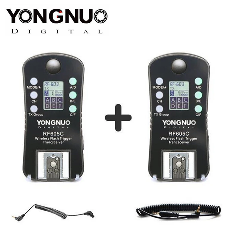 

YONGNUO RF-605 RF605C RF 605C RF605 C Wireless Flash Trigger for Canon upgrade version of RF-603II