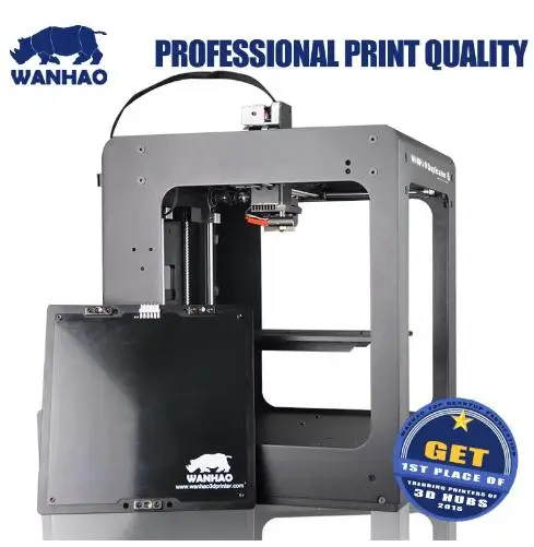 WANHAO 3D принтер Duplicator 6 PLUS с высокой точностью | Высокая точность и скорость печати. Улучшеный экструдер до 300C, автолевел