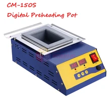 CM-150s цифровой Подогрев паяльник/Preheat станция оловянный горшок 900 Вт