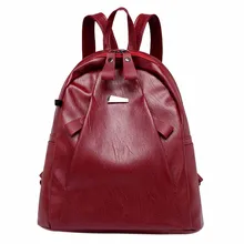 Mochila antirrobo de cuero Vintage, mochila antirrobo para mujer, mochila informal para estudiante, bolsa para auriculares, bolsa de viaje, mochila bts para mujer