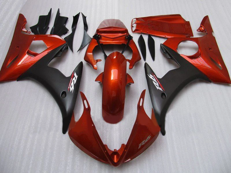 Комплект обтекателей для мотоцикла YAMAHA YZFR6 03 04 05 YZF R6 YZF600 2003 2004 2005 ABS красный