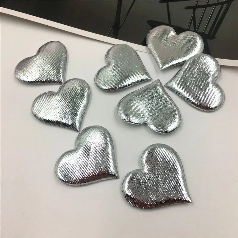 100Pcs 3.5cm Bronzing Sponge Heart Shaped Confetti Throwing Petals Christmas Wedding Marriage Party Decoration Home Decor 62471