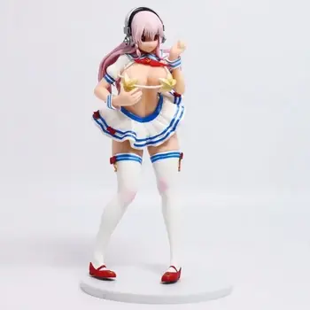 

Anime Super Sonico School Uniforms Ver PVC Action Figure Collectible Model doll toy 23cm