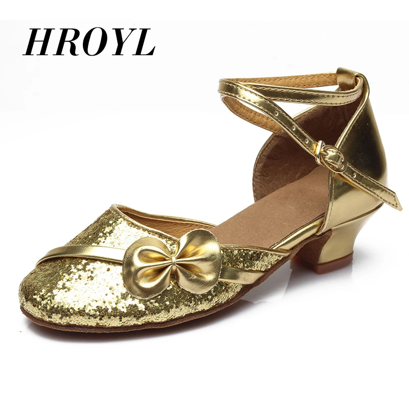 Детские туфли для бальных танцев девочек высококачественные латиноамериканских