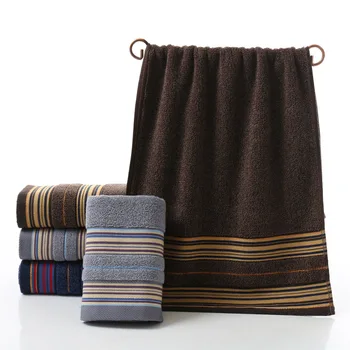 

75x35cm Quick Dry Large 100%cotton Plaid Face Hair Bath Towel Bath Gym Towel Family Towels bathroom wholesale