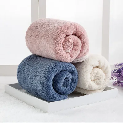 

Home Textile Towel Microfiber towel hotel custom double-sided coral velvet Japanese gift towel toalha de praia dropship AUG6