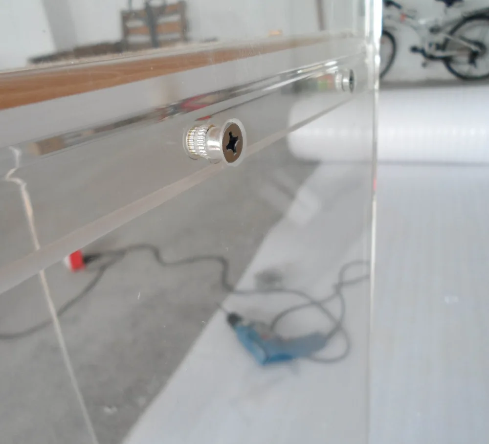 Free Shipping Transparent Popular transparent knockdown acrylic lectern for church -