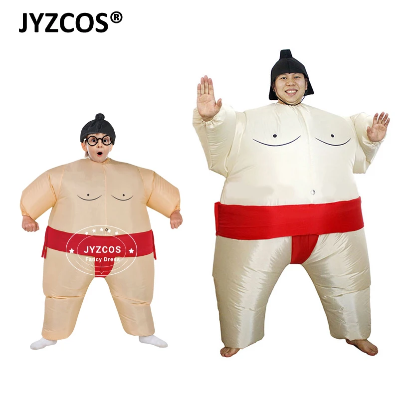 JYZCOS Inflatable Dinosaur Costume Kids Adult Blow Up T-Rex Unicorn Cowboy Sumo Wrestler Outfit Cosplay Purim Halloween Carnival (1)
