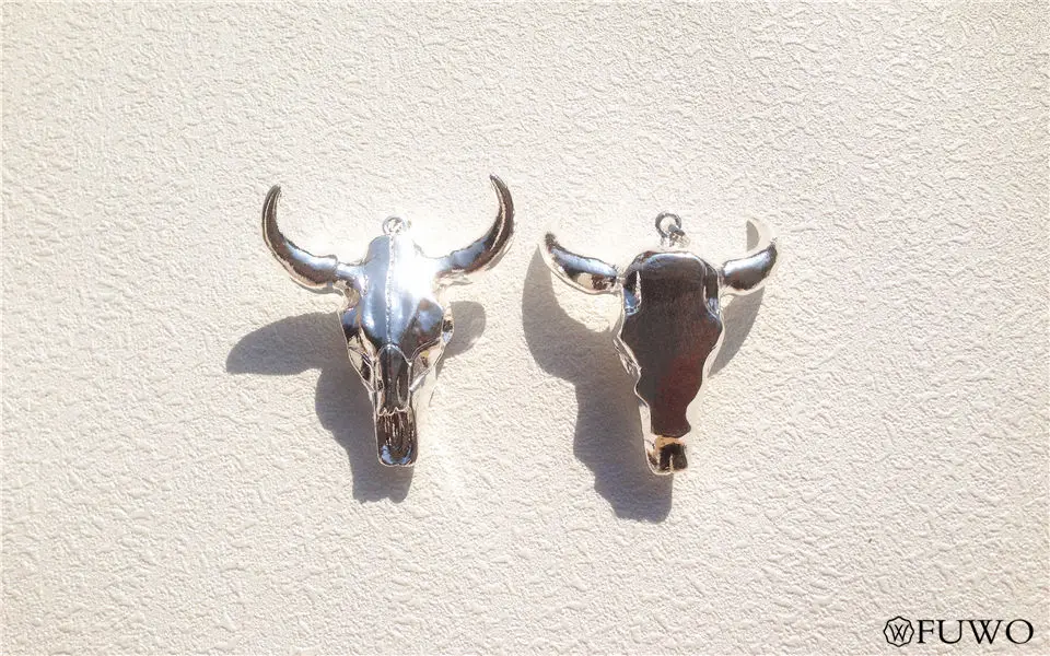 Cattle Bull Skull Pendant 9