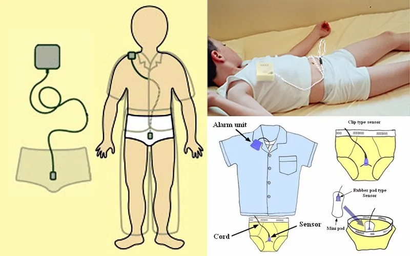 Детский и младенческий взрослый будильник для страдающих ночным недержанием мочи детей датчик с зажимом детский сигнал для энуреза пеленания Определитель мочи оповещение для энуреза