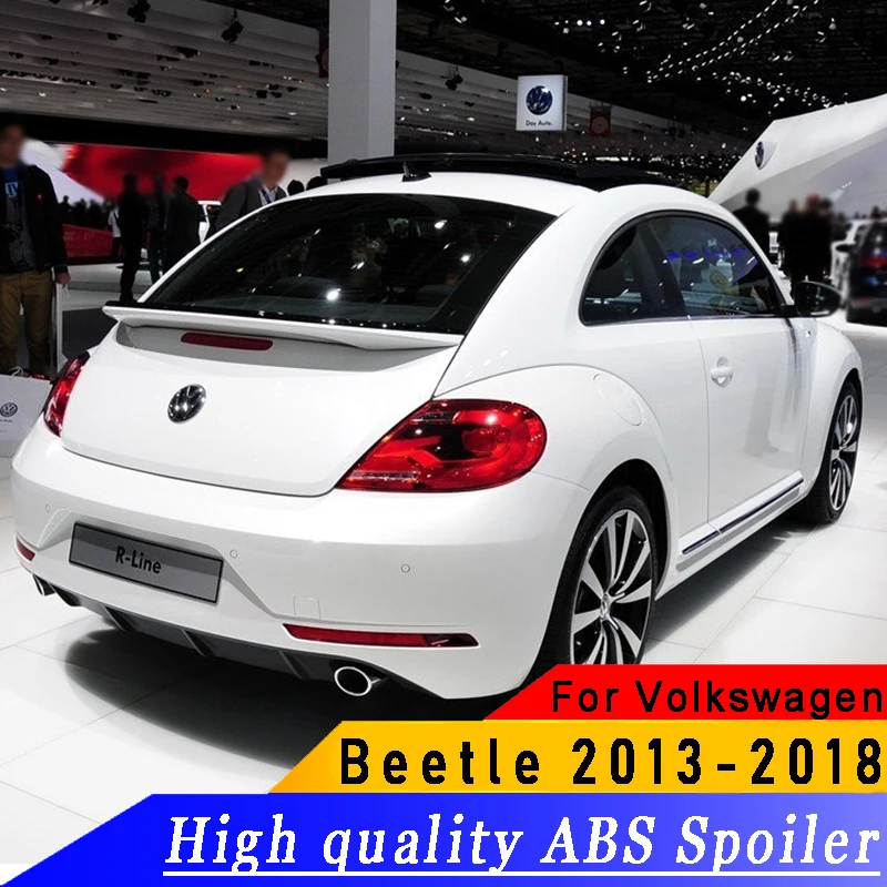 Для Volkswagen beetle 2013 до спойлер Высокое качество ABS спойлер из материала праймер или белый или черный спойлер для жука